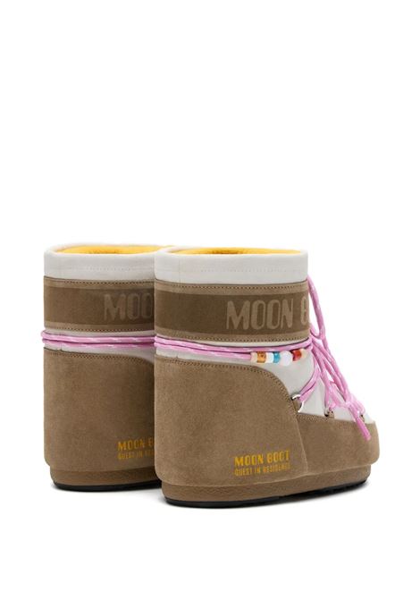 mb x gir icon low suede beads MOON BOOT | 80D1409730BL43